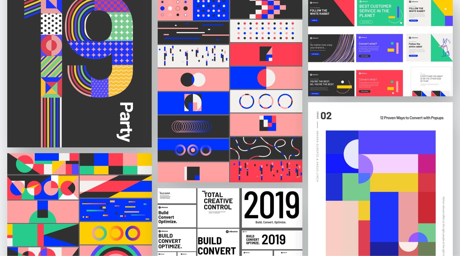 unbounce brand evolution process impression test visual exploration colour and typography