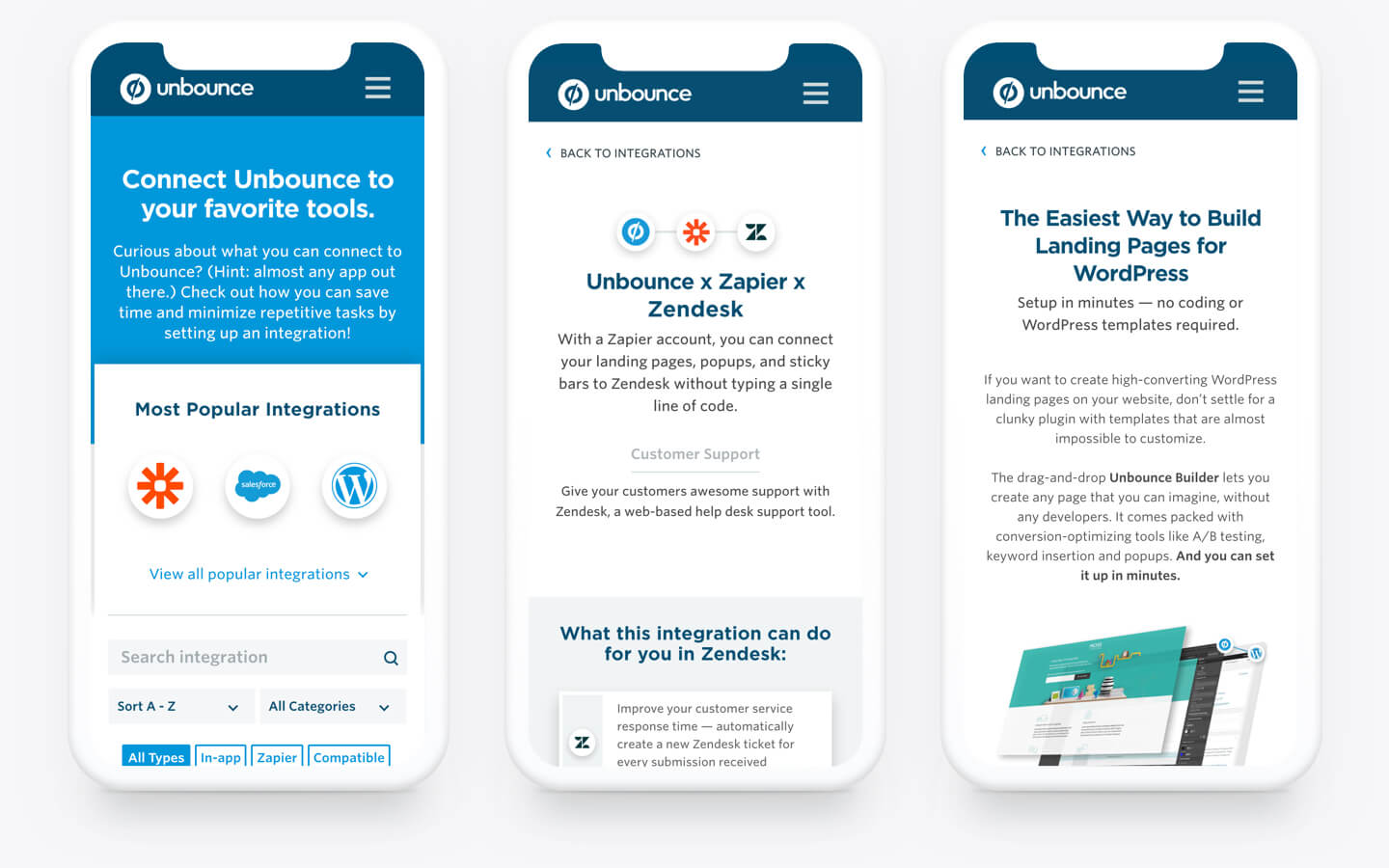 integrations mobile