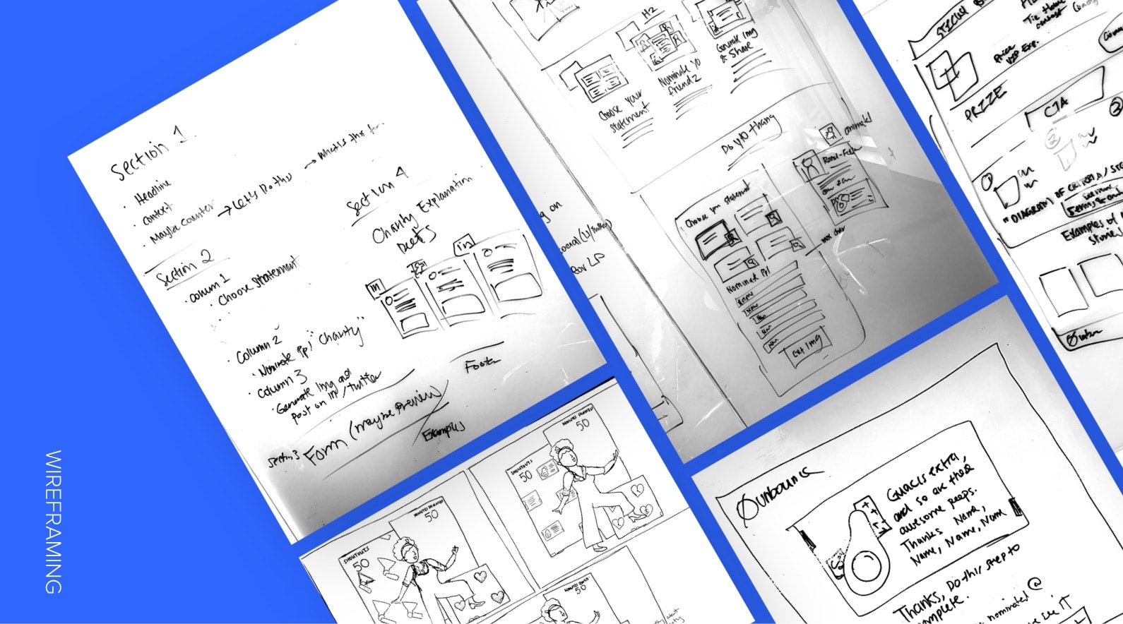 chooseextra campaign wireframing