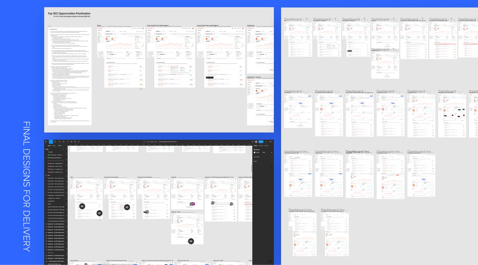 Sabrina UX Portfolio | Ubersuggest SEO Opportunities Case Study - Process Delivery