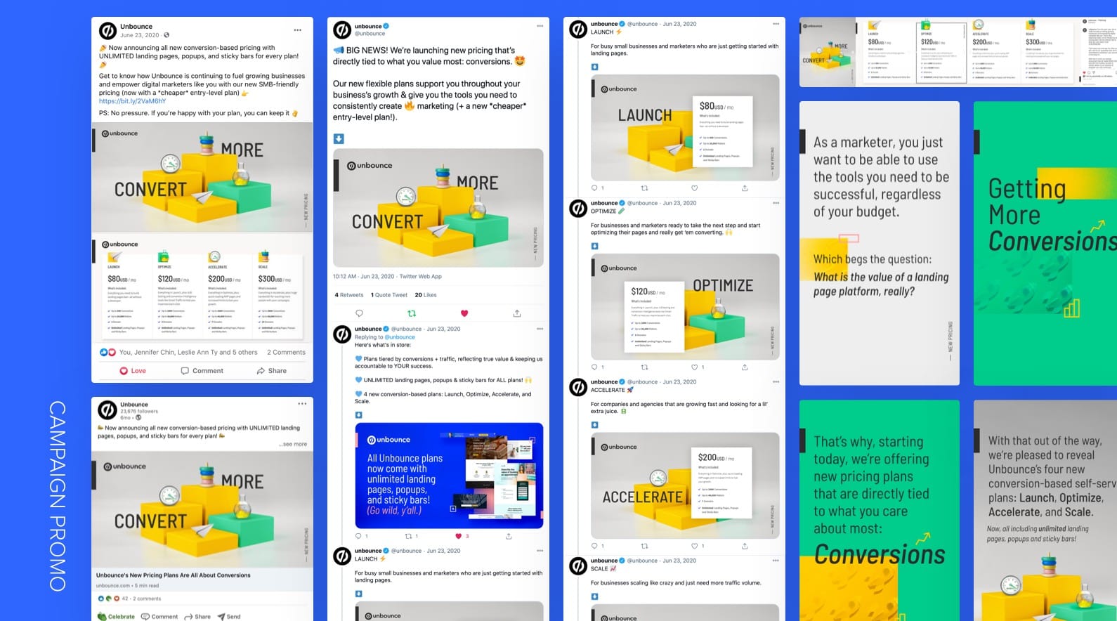 Unbounce Pricing Process Campaign Promo